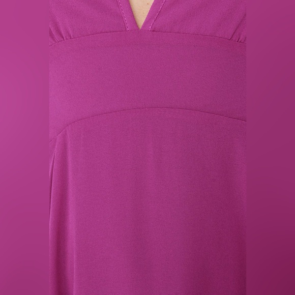 💜 LULUs Moonlit Dance Purple Midi Dress. Size MEDIUM. Great Cond! - Picture 6 of 8